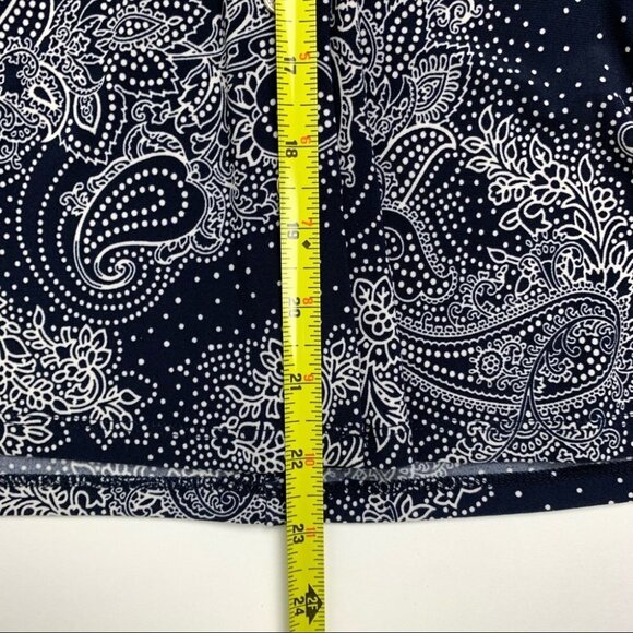 TOMMY Hilfiger  Navy Collared Sleeveless Top - Picture 5 of 6